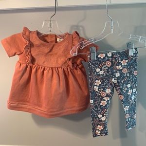 Baby girl matching set